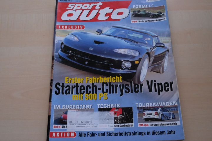 Deckblatt Sport Auto (02/2000)